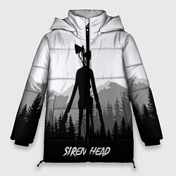 Куртка зимняя женская SIREN HEAD DARK FOREST, цвет: 3D-черный