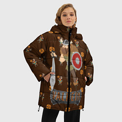 Куртка зимняя женская Valheim Viking, цвет: 3D-черный — фото 2