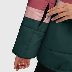Куртка зимняя женская Лилии, цвет: 3D-черный — фото 2