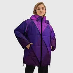 Куртка зимняя женская Спортивный ромб, цвет: 3D-красный — фото 2