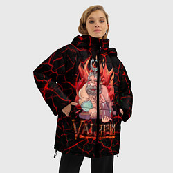 Куртка зимняя женская Valheim Кузнец, цвет: 3D-черный — фото 2
