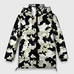 Куртка зимняя женская Холодный камуфляж, цвет: 3D-светло-серый