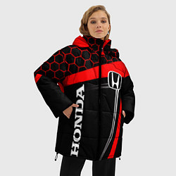 Куртка зимняя женская HONDA ХОНДА SPORT, цвет: 3D-черный — фото 2