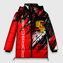 Куртка зимняя женская PORSCHE ПОРШЕ ГРАНЖ, цвет: 3D-красный