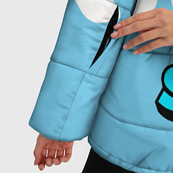 Куртка зимняя женская Сквик Squeak Brawl Stars, цвет: 3D-черный — фото 2