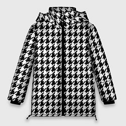 Куртка зимняя женская Гусиная лапка, цвет: 3D-черный