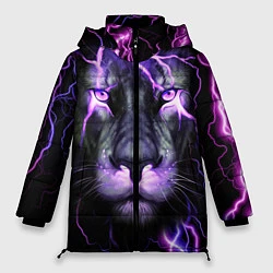 Куртка зимняя женская НЕОНОВЫЙ ЛЕВ NEON LION, цвет: 3D-черный