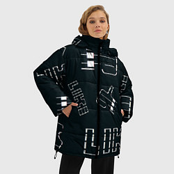 Куртка зимняя женская Лайк, цвет: 3D-черный — фото 2