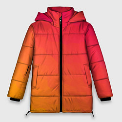 Куртка зимняя женская Градиент заря, цвет: 3D-черный