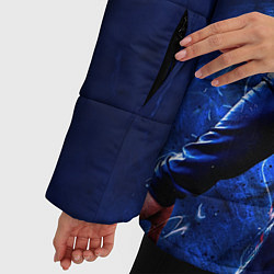 Куртка зимняя женская Leo Messi Лео Месси 10, цвет: 3D-красный — фото 2