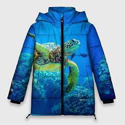Женская зимняя куртка Морская черепаха