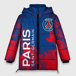 Куртка зимняя женская ФК ПСЖ PARIS SAINT GERMAIN, цвет: 3D-черный