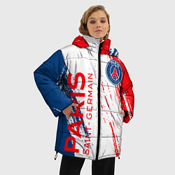 Куртка зимняя женская ФК ПСЖ FC PSG PARIS SG, цвет: 3D-красный — фото 2