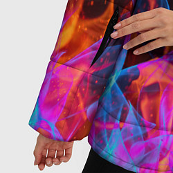 Куртка зимняя женская ТРИ ОГНЯ FIRE СИНИЙ ОГОНЬ, цвет: 3D-черный — фото 2