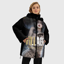 Куртка зимняя женская Леди Альсина Димитреску, цвет: 3D-черный — фото 2
