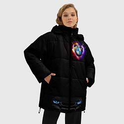 Куртка зимняя женская BMW Car, цвет: 3D-черный — фото 2