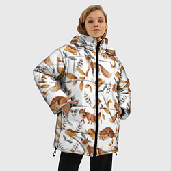 Куртка зимняя женская Лиса, цвет: 3D-черный — фото 2
