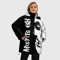 Куртка зимняя женская MISFITS 1, цвет: 3D-черный — фото 2