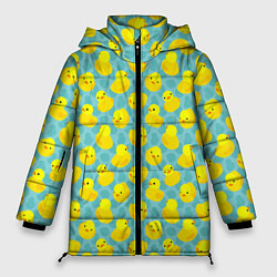 Куртка зимняя женская Уточка, цвет: 3D-черный