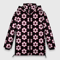 Куртка зимняя женская На уровне текстур, цвет: 3D-черный