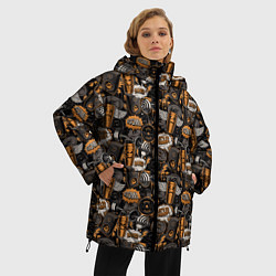 Куртка зимняя женская Качалка, цвет: 3D-черный — фото 2