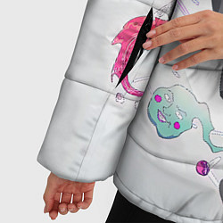 Куртка зимняя женская Моб и учитель Рейген Аратака, цвет: 3D-светло-серый — фото 2