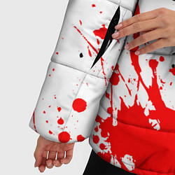 Куртка зимняя женская Броня Берсерка, цвет: 3D-красный — фото 2