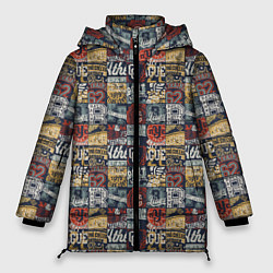 Куртка зимняя женская Легкоатлет, цвет: 3D-красный