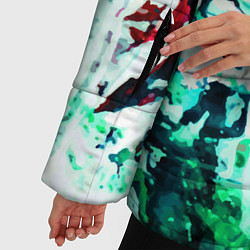 Куртка зимняя женская Берюза Морской, цвет: 3D-черный — фото 2