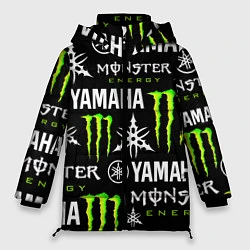 Куртка зимняя женская YAMAHA X MONSTER SPORT, цвет: 3D-черный