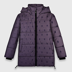 Куртка зимняя женская Металлический фон, цвет: 3D-черный
