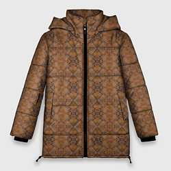 Куртка зимняя женская Деревянный паркет, цвет: 3D-черный
