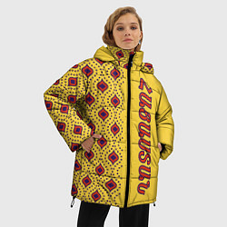 Куртка зимняя женская Pattern Armenia, цвет: 3D-черный — фото 2