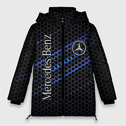 Куртка зимняя женская MERCEDES LOGO NEON, цвет: 3D-черный