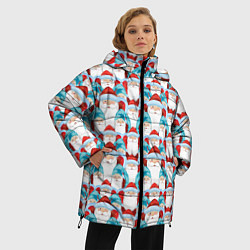 Куртка зимняя женская Дедушки Морозы, цвет: 3D-черный — фото 2