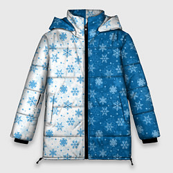 Женская зимняя куртка Снежинки зимняя пора