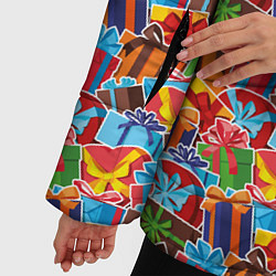Куртка зимняя женская Подарки на Праздник, цвет: 3D-черный — фото 2