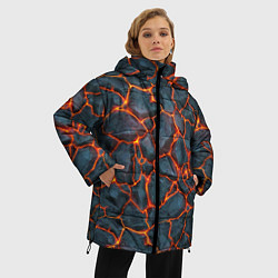 Куртка зимняя женская Моя магма, цвет: 3D-красный — фото 2