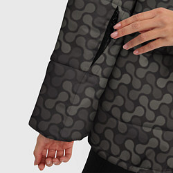 Куртка зимняя женская Geometric textures, цвет: 3D-красный — фото 2