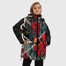Куртка зимняя женская БОГ ГРОМА РАЙДЗИН, цвет: 3D-черный — фото 2