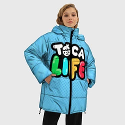Куртка зимняя женская Toca Life: Logo, цвет: 3D-черный — фото 2