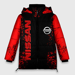 Куртка зимняя женская NISSAN RED, цвет: 3D-черный