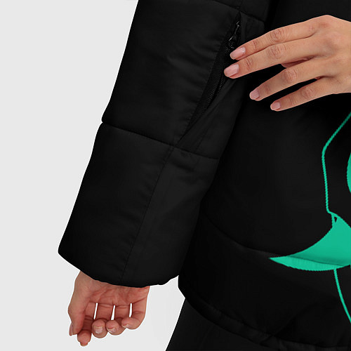 Женская зимняя куртка СПЛИТ МАСКА СЯО / 3D-Светло-серый – фото 5