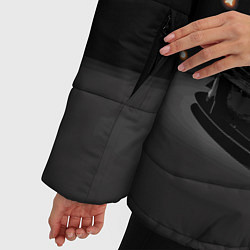 Куртка зимняя женская Бэха в ночном городе, цвет: 3D-черный — фото 2
