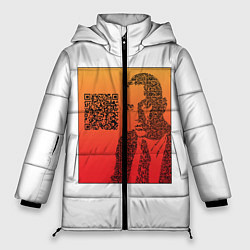 Куртка зимняя женская QR Маяковский, цвет: 3D-черный