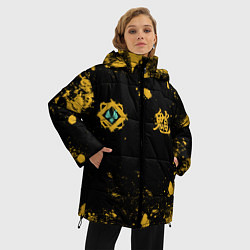 Куртка зимняя женская ОХОТНИК НА ДЕМОНОВ СЯО, цвет: 3D-черный — фото 2