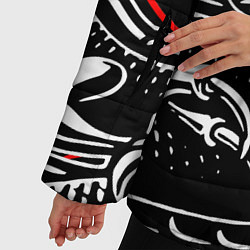 Куртка зимняя женская TOYOTA DRAGON ТОЙОТА ДРАКОН, цвет: 3D-светло-серый — фото 2