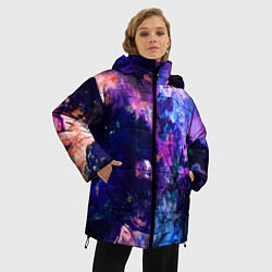 Куртка зимняя женская НЕОНОВЫЕ КОСМОС NEON SPACE, цвет: 3D-черный — фото 2
