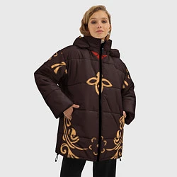 Куртка зимняя женская КОСТЮМ ХУ ТАО HU TAO, цвет: 3D-черный — фото 2