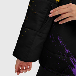 Куртка зимняя женская LAKERS БРЫЗГИ КРАСОК, цвет: 3D-красный — фото 2
